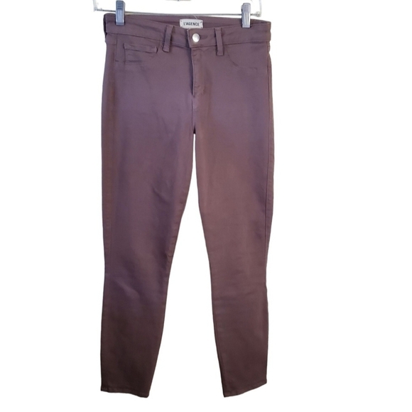 L'agence Margot High Rise Skinny In Pine Bark Size 26 - Picture 2 of 5